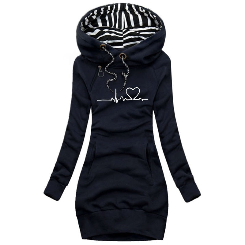 Heartbeat Sweater - Fashion Winter Trui Dress