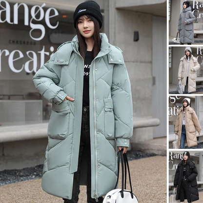 Saffiyah - Stijlvolle jas van ruitvormig gaas, los