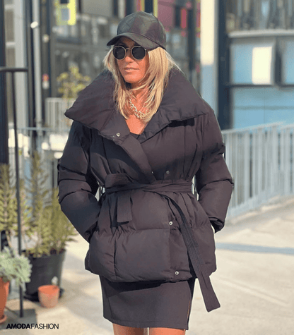 Lange pofjassen met tailleband