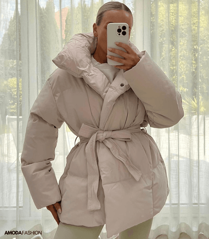 Lange pofjassen met tailleband