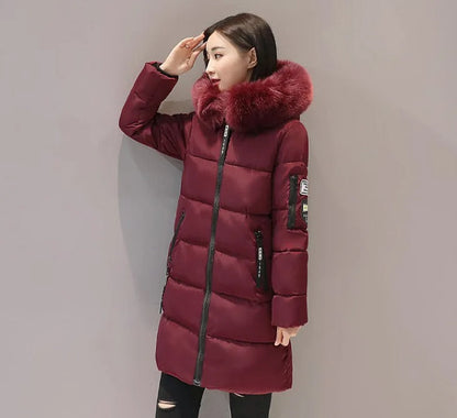 Krisey - Winterjassen parka's halflang met capuchon