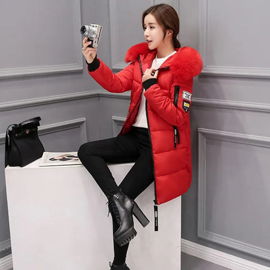 Krisey - Winterjassen parka's halflang met capuchon