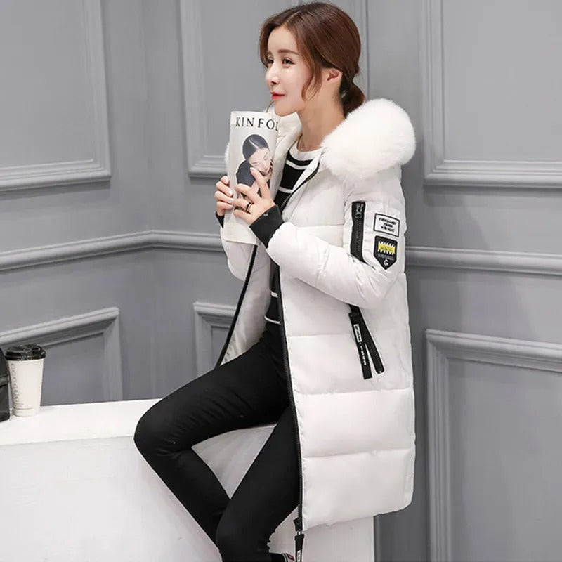 Krisey - Winterjassen parka's halflang met capuchon